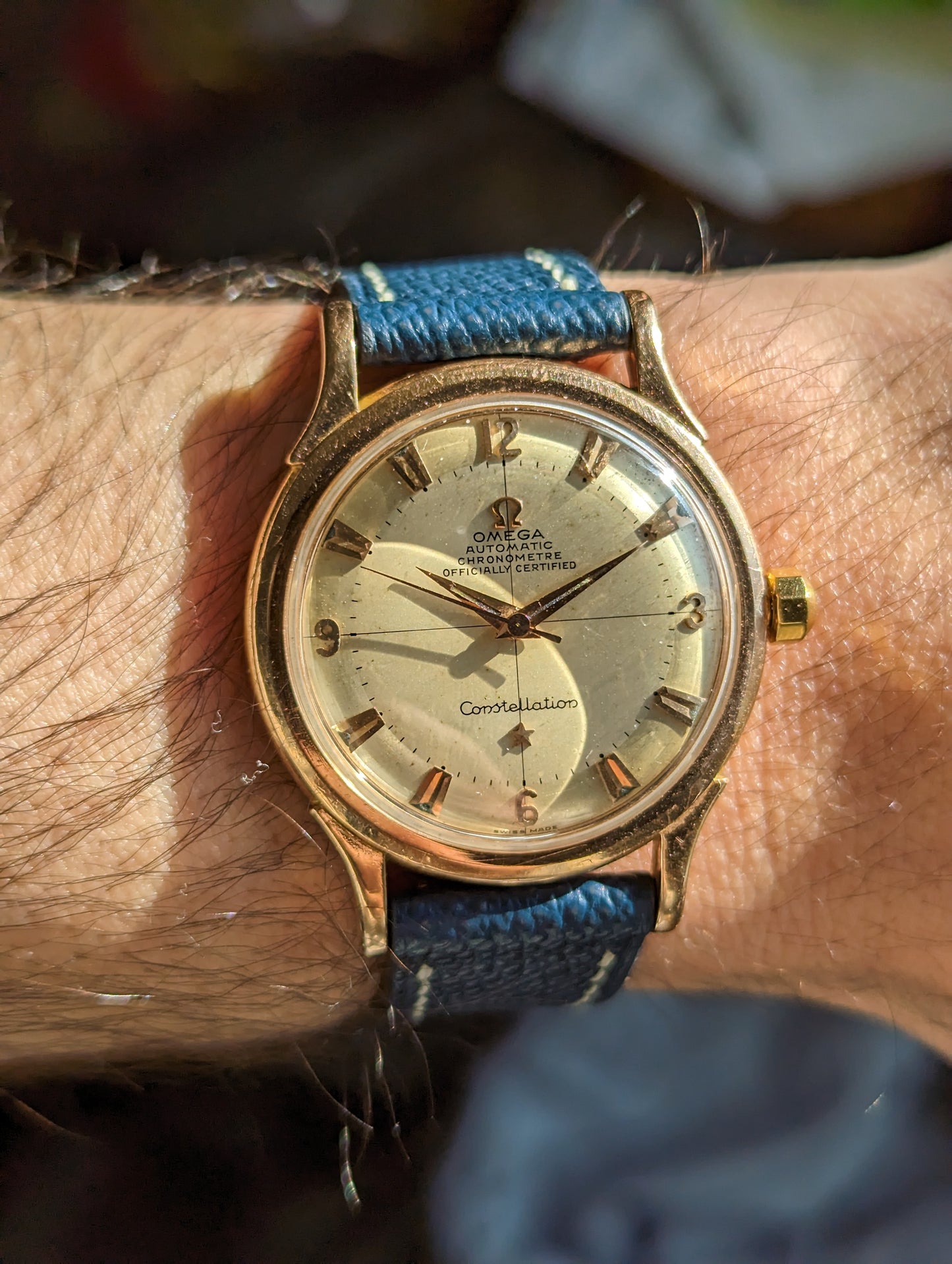 Omega Constellation 2652 - Rose Gold w/ original buckle.