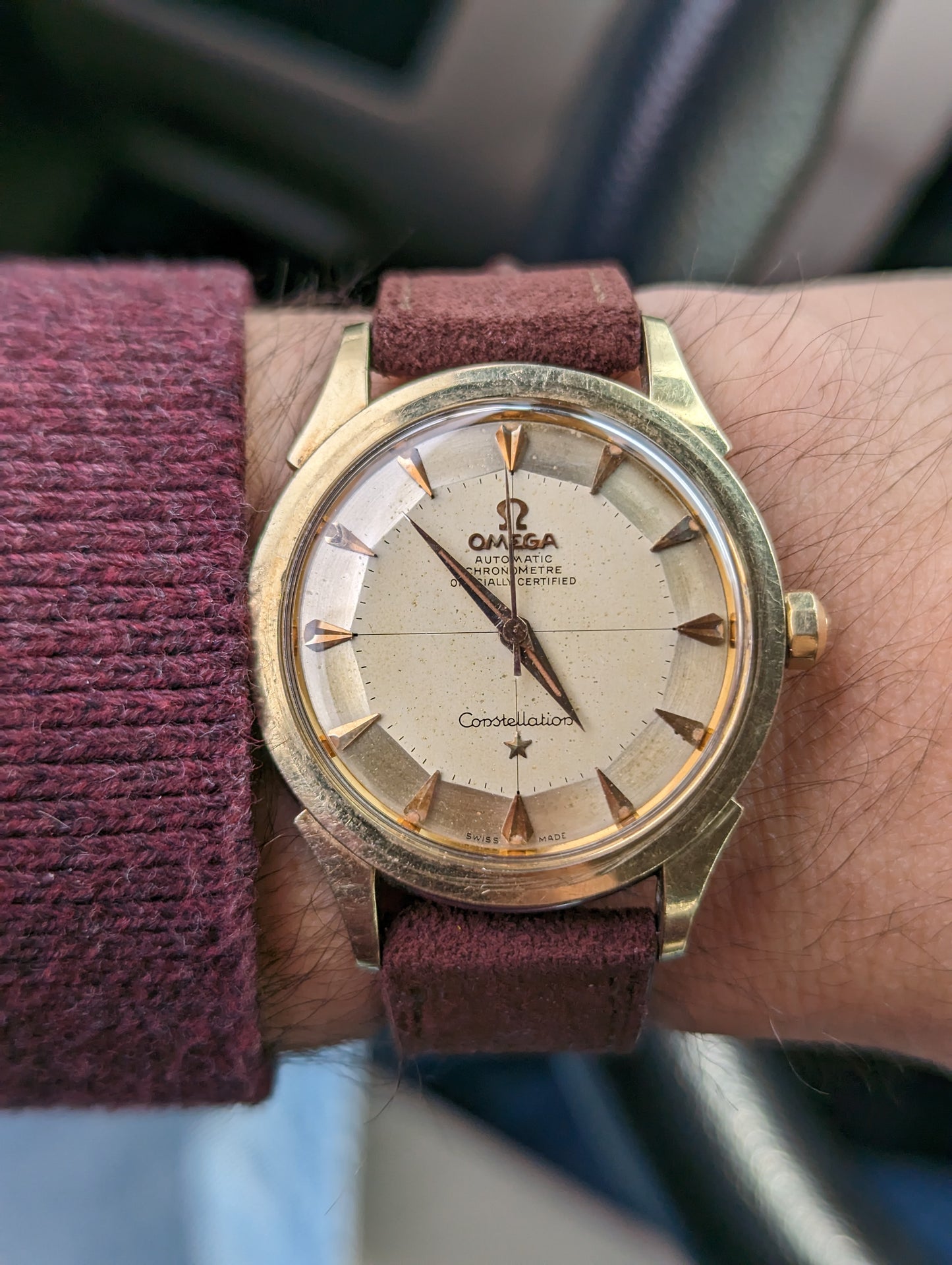 Omega Constellation Piepan 2852 serviced w/ 1yr warranty.