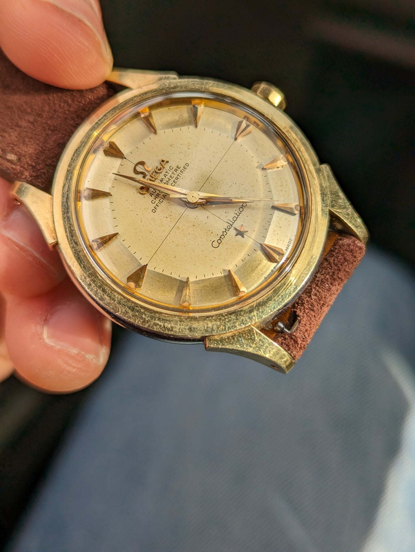 Omega Constellation Piepan 2852 serviced w/ 1yr warranty.