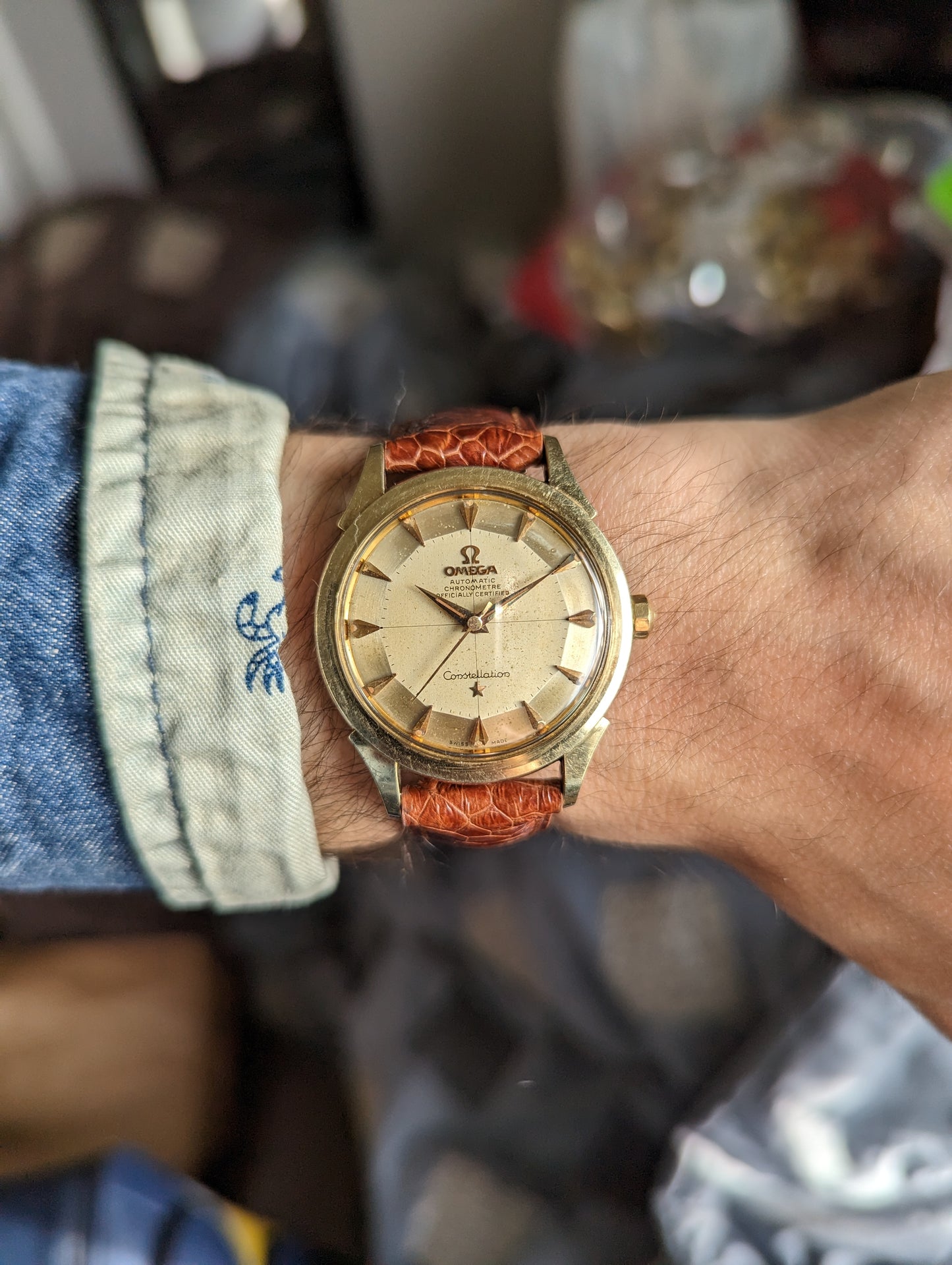 Omega Constellation Piepan 2852 serviced w/ 1yr warranty.