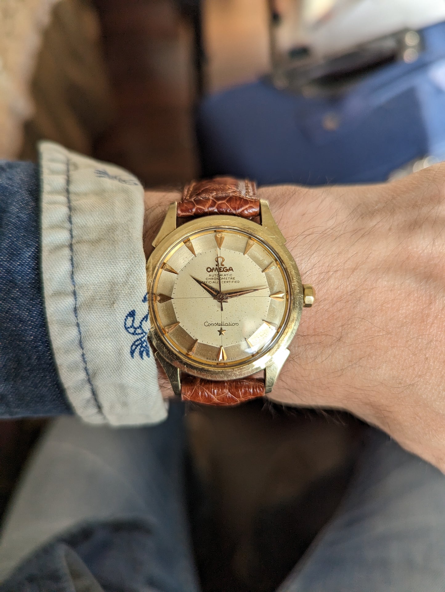 Omega Constellation Piepan 2852 serviced w/ 1yr warranty.