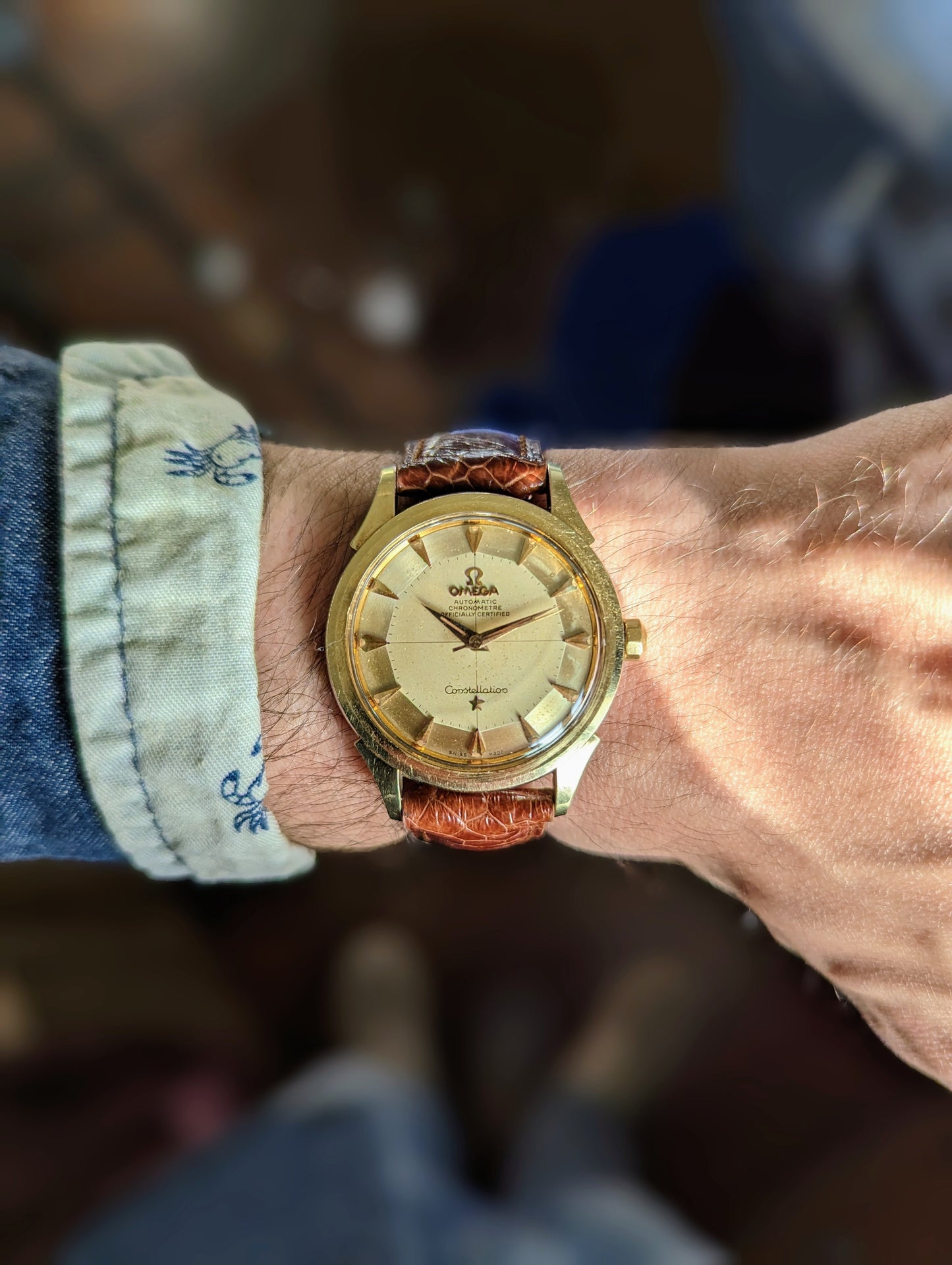Omega Constellation Piepan 2852 serviced w/ 1yr warranty.