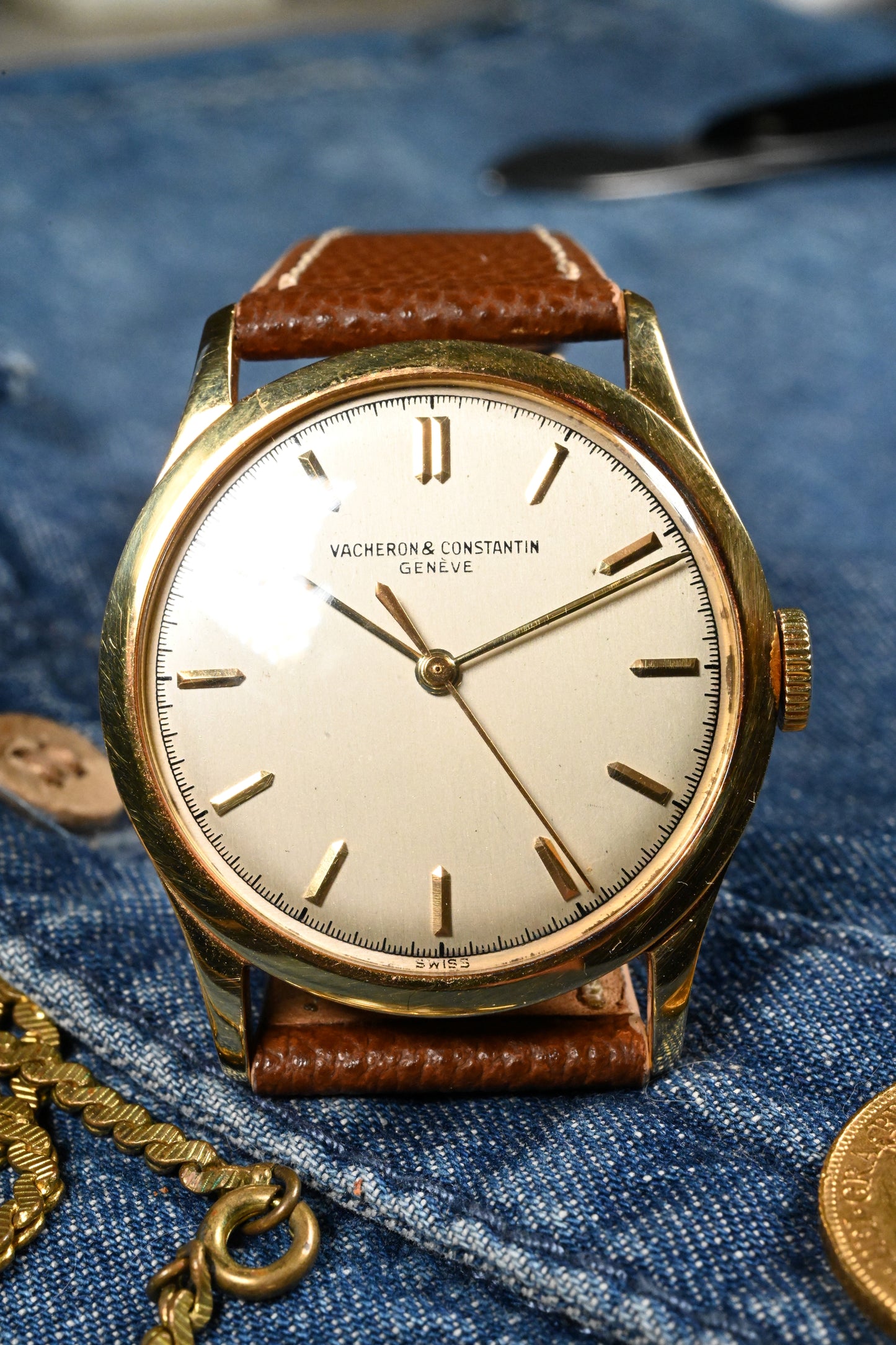 Vacheron & Constantin 4217 in Yellow Gold - Unpolished Case & Uncleaned dial.