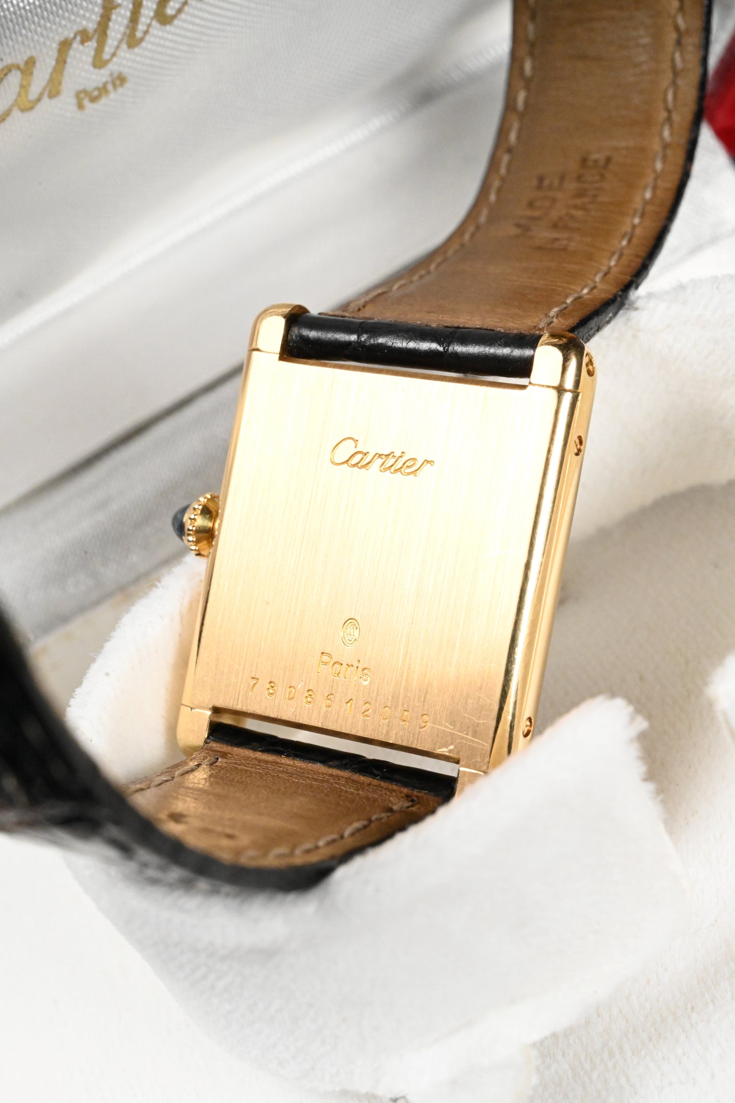 Cartier Tank Louis - 78086 Paris Dial w/ Box & Papers
