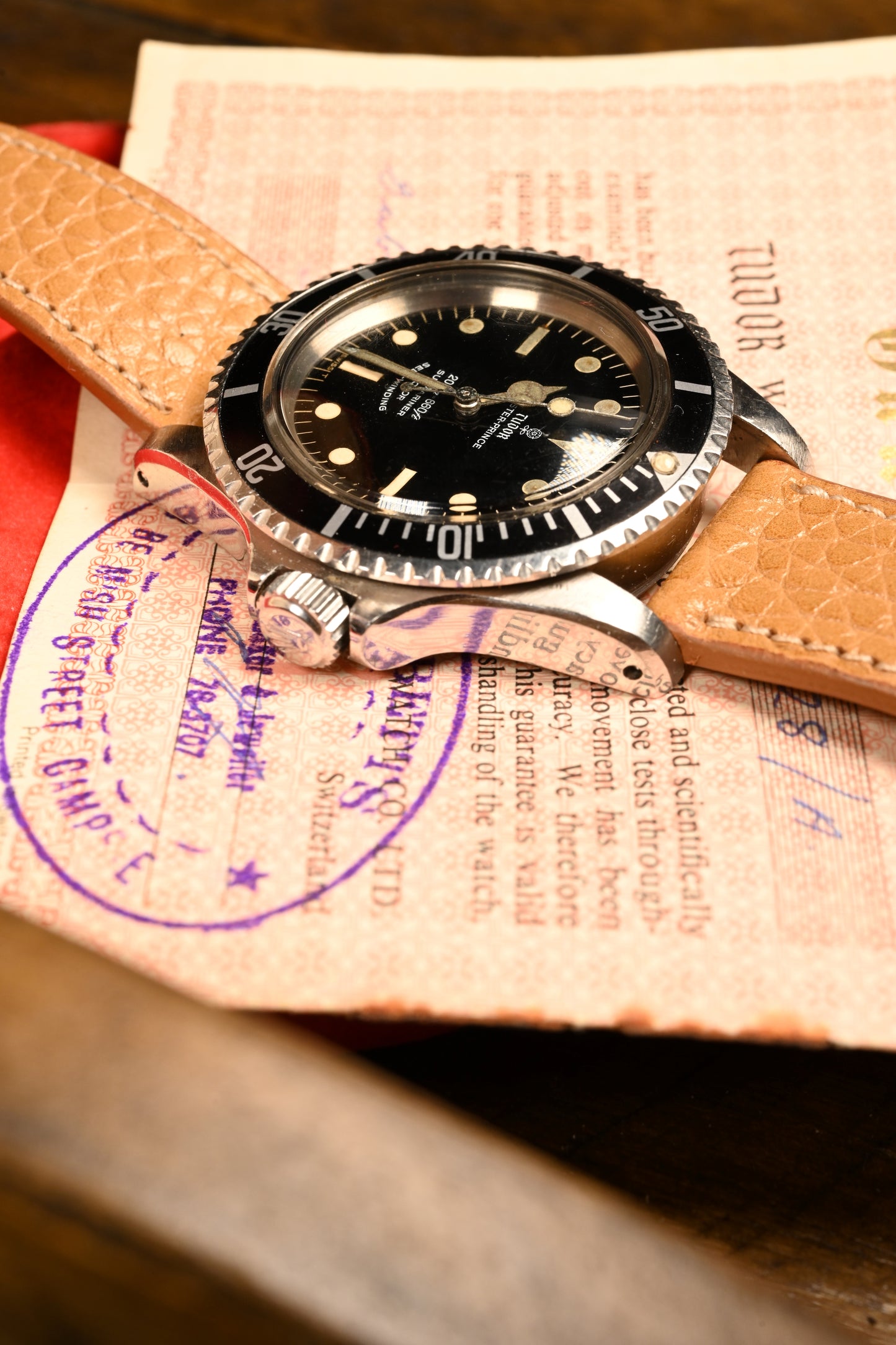 Tudor Submariner 7928 box and papers