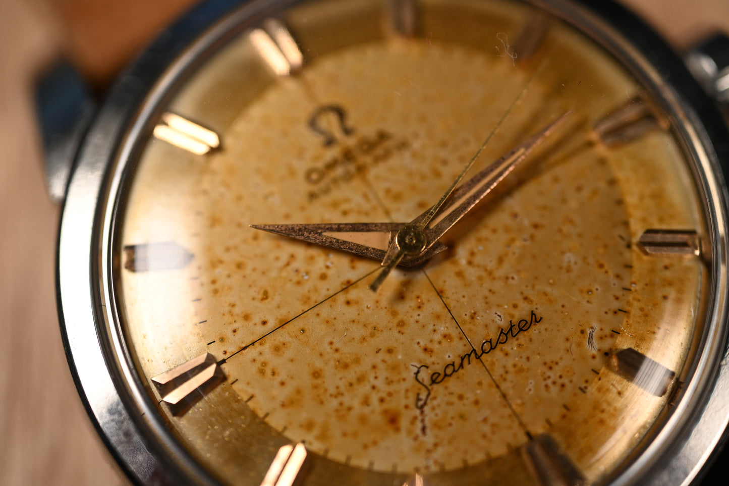 Vintage Omega Seamaster 2846 w/ Rose Gold Hour Markers