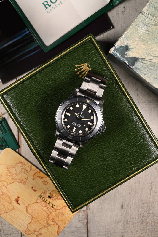 Vintage Rolex Submariner 5513 w/ Box and Papers.