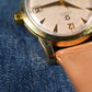 Vintage Omega Seamaster Calendar - Waffle Dial w/ NAIAD crown and original buckle.