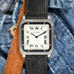 Cartier Santos Dumont Platinum - Extra Plate (Ultra Thin)  Pre-CPCP w/ Box & Papers