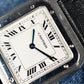 Cartier Santos Dumont Platinum - Extra Plate (Ultra Thin)  Pre-CPCP w/ Box & Papers