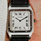 Cartier Santos Dumont Platinum - Extra Plate (Ultra Thin)  Pre-CPCP w/ Box & Papers