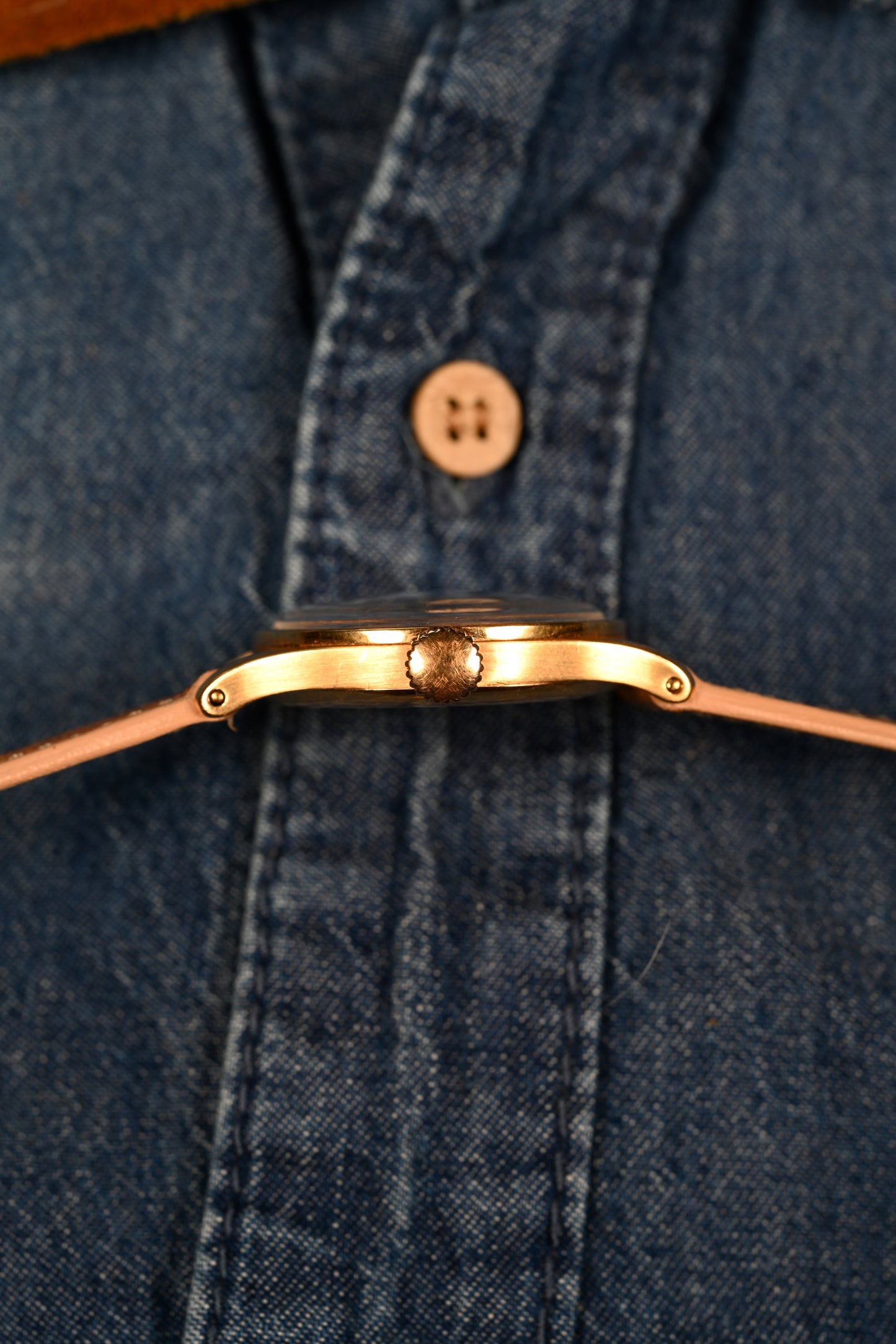 Patek Philippe 96 Rose Gold Gilt Black Dial w/ Extract from Archives - Serviced w/ 1 year warranty