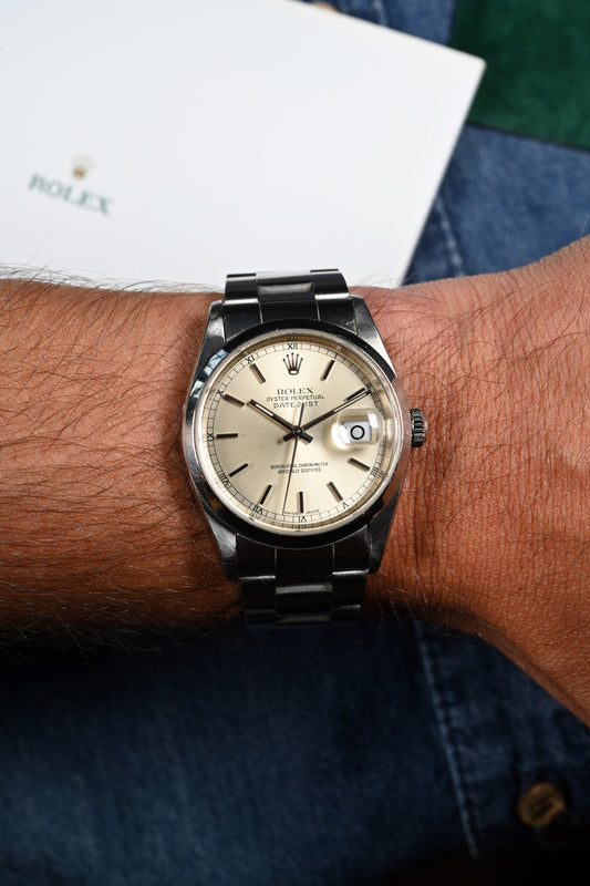 Rolex Datejust 16200 w/ Rolex Service Card.
