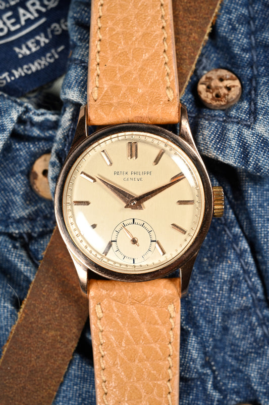 Patek Philippe 96 in Pink Gold w/ buckle