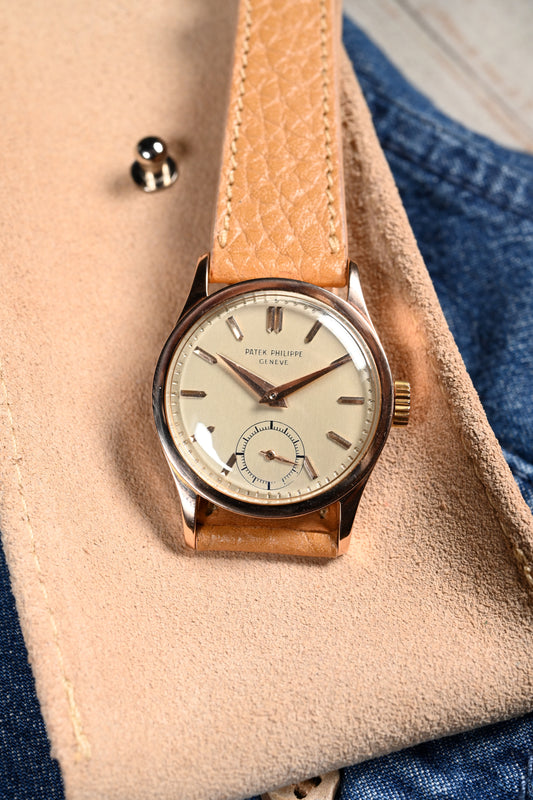 Patek Philippe 96 in Pink Gold w/ buckle