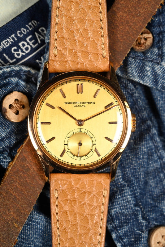 Vacheron & Constantin 4073 - Pink Gold w/ Rare Dial.