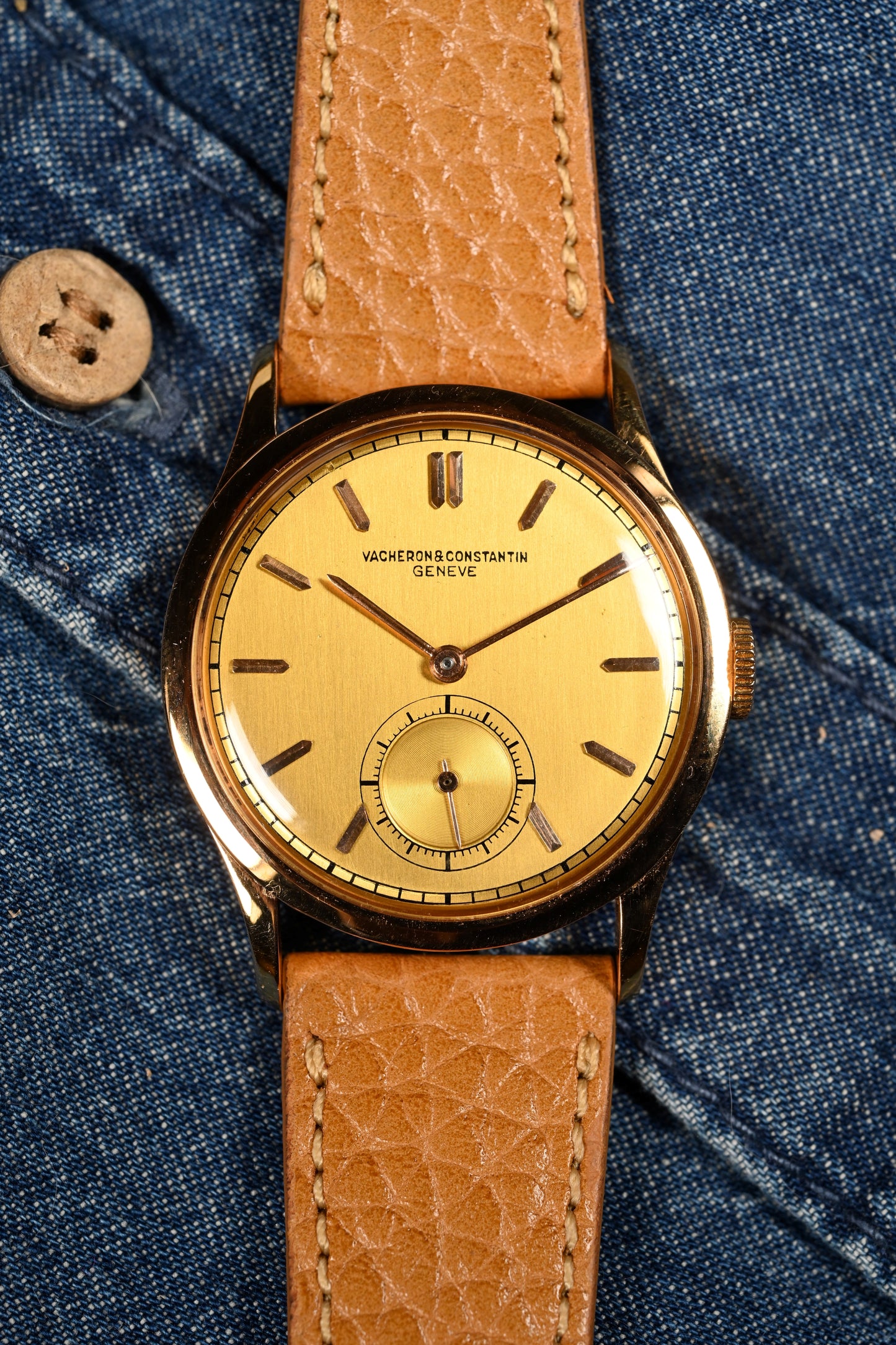 Vacheron & Constantin 4073 - Pink Gold w/ Rare Dial.