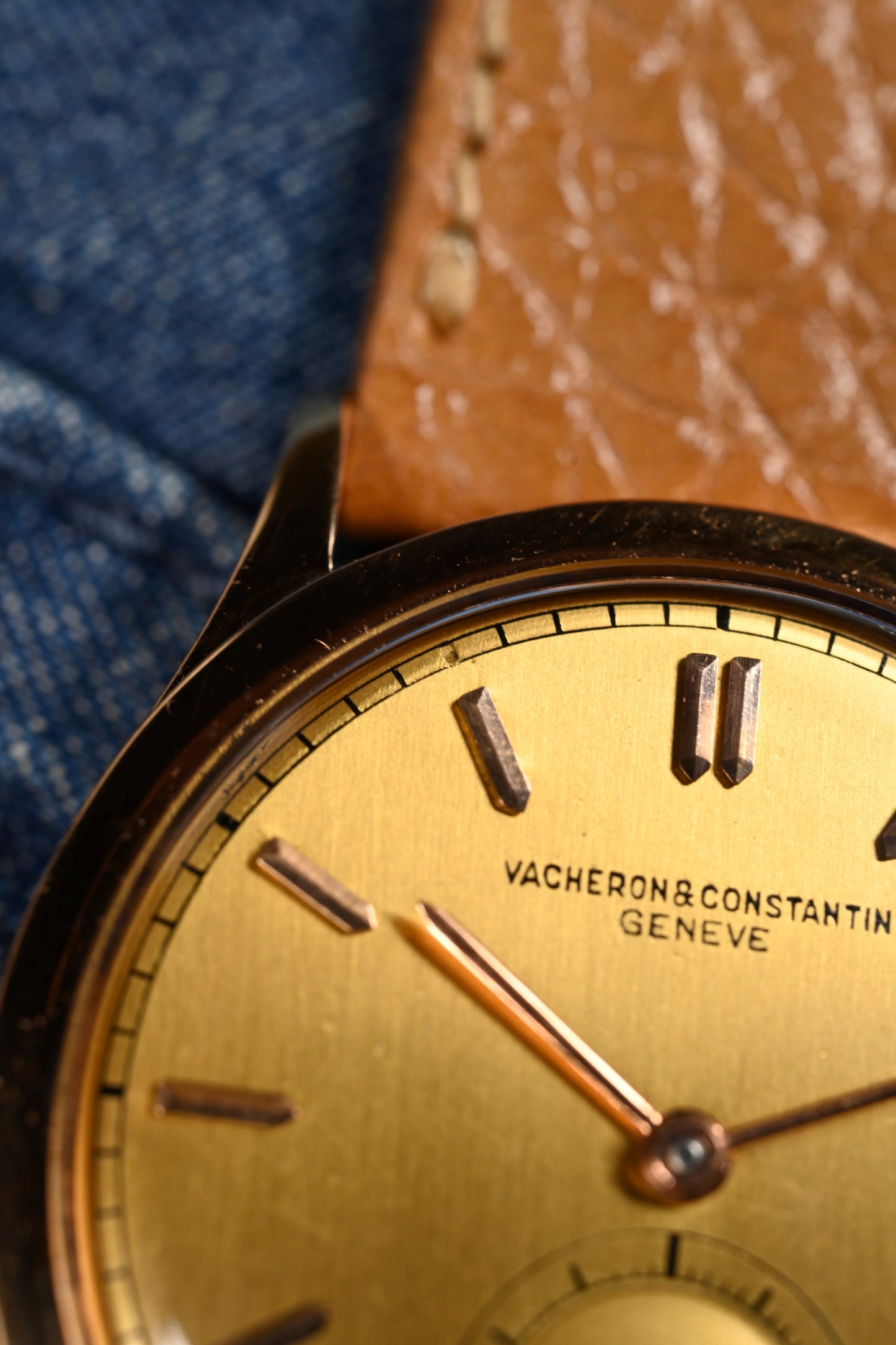 Vacheron & Constantin 4073 - Pink Gold w/ Rare Dial.