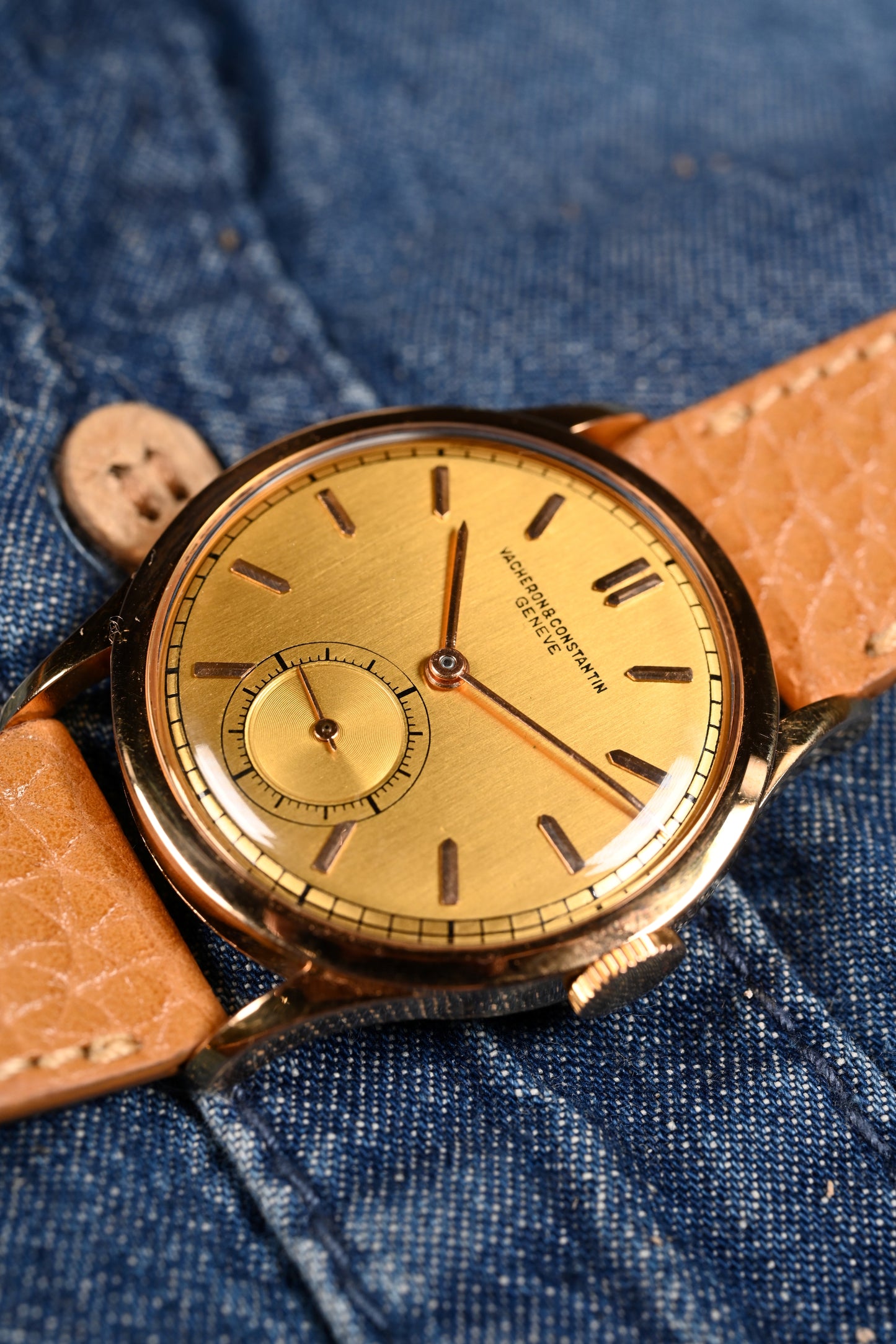 Vacheron & Constantin 4073 - Pink Gold w/ Rare Dial.