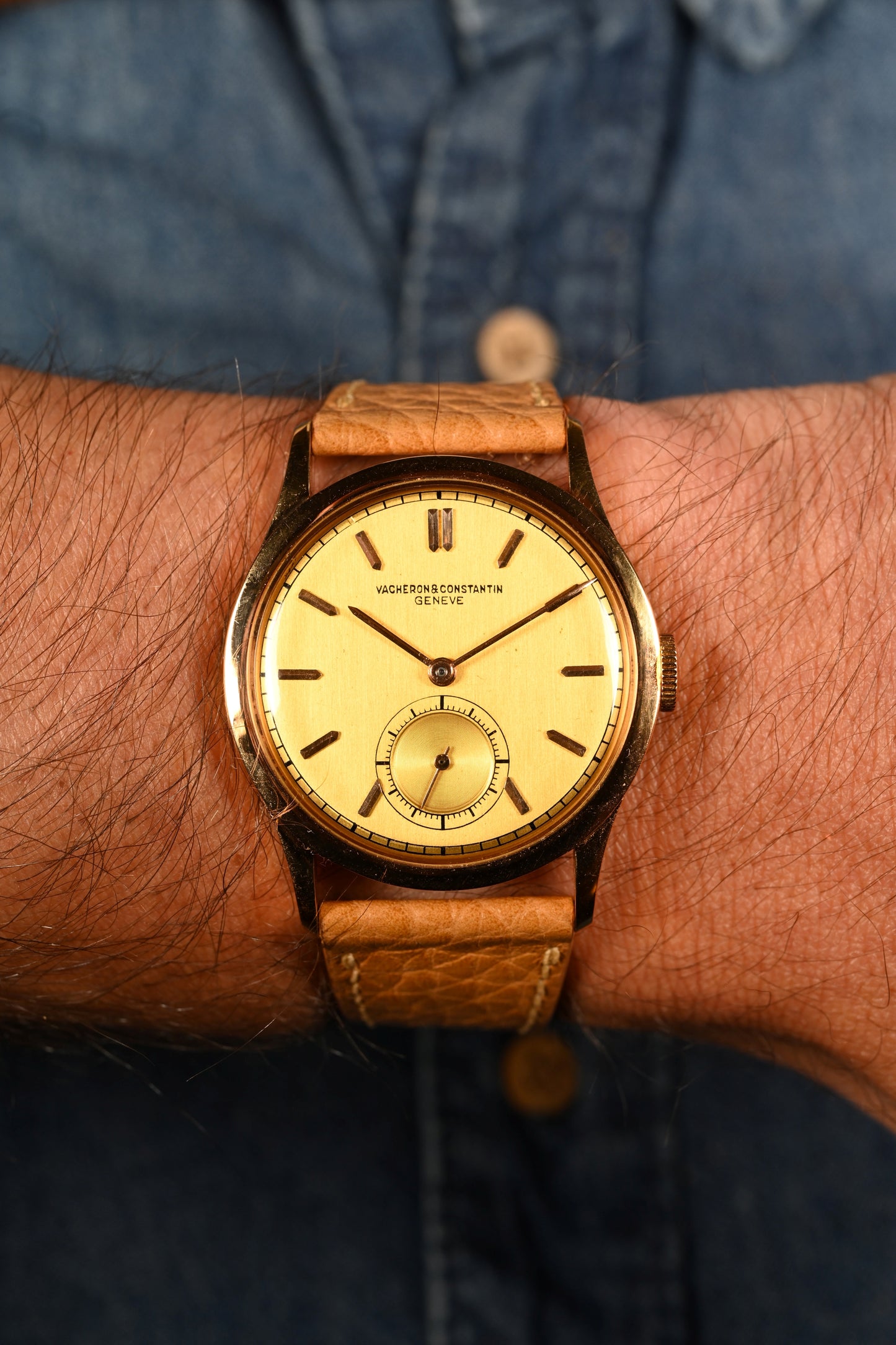 Vacheron & Constantin 4073 - Pink Gold w/ Rare Dial.