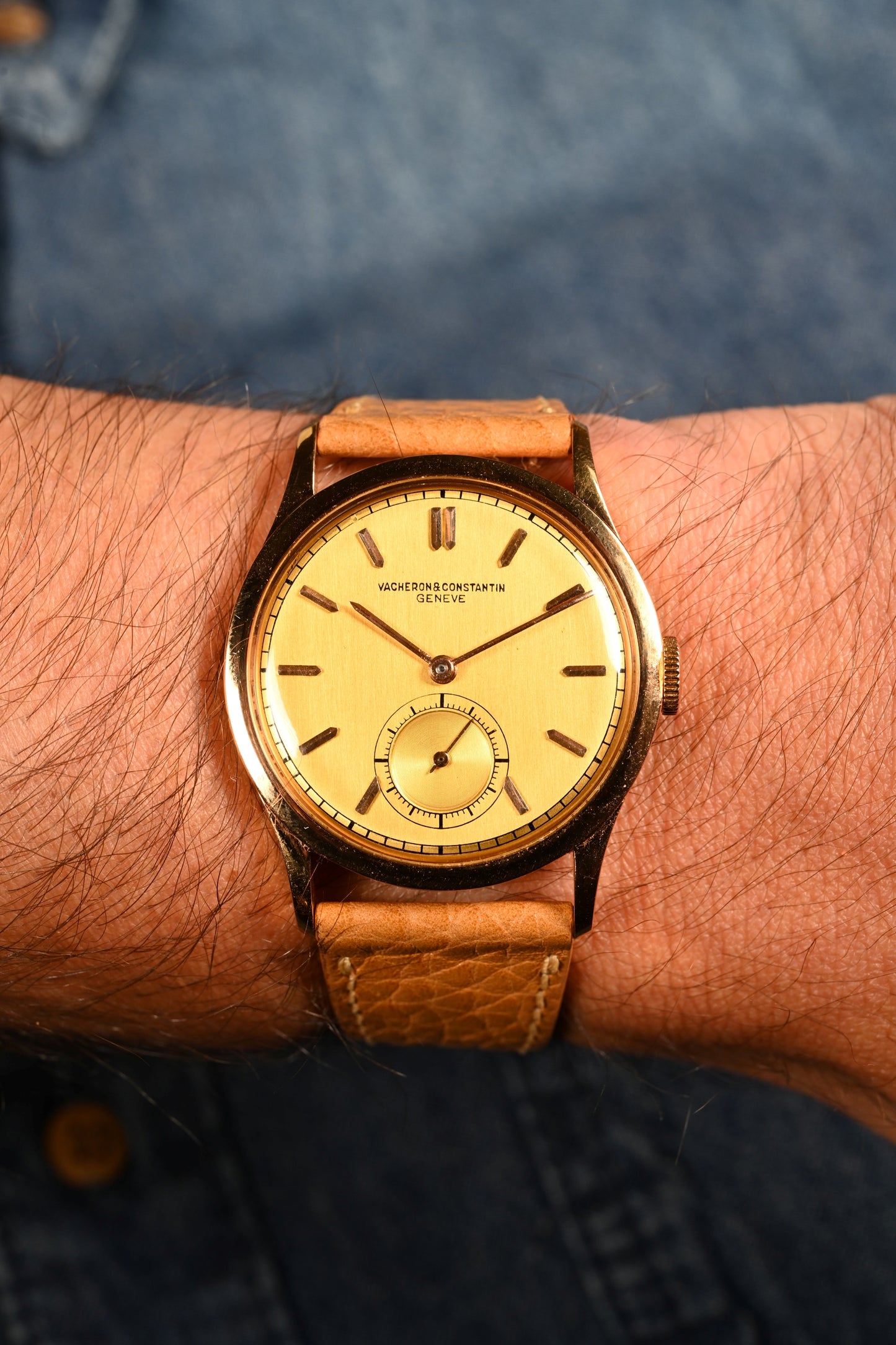 Vacheron & Constantin 4073 - Pink Gold w/ Rare Dial.