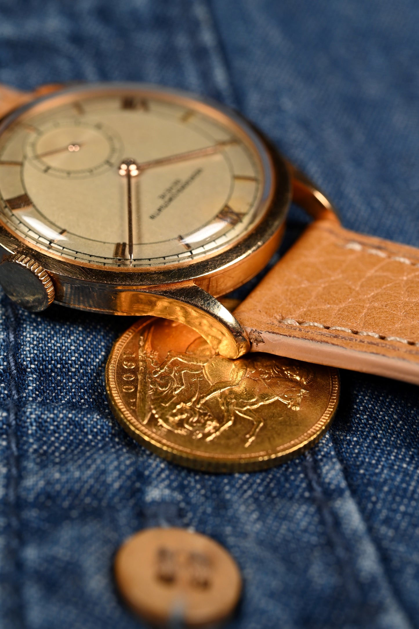 Vacheron & Constantin 4073 - Pink Gold w/ Two Tone Silver Enamel Dial