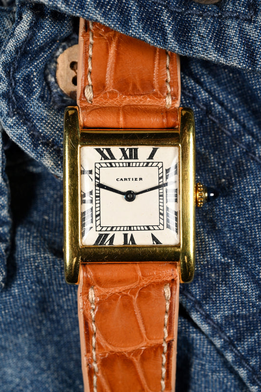 Cartier Tank Normale "New York" from 1923.