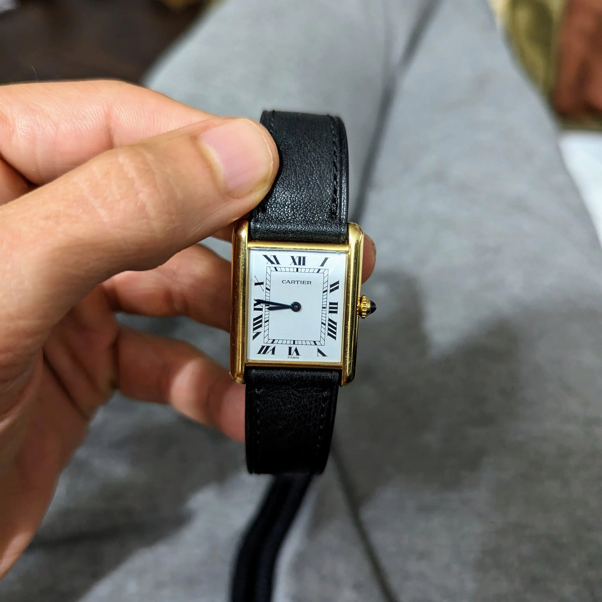 Vintage Cartier Tank Louis - 78086 Paris Dial w/ deployment buckle Vintage Cartier Tank Louis - 78086 Paris Dial w/ deployment buckle