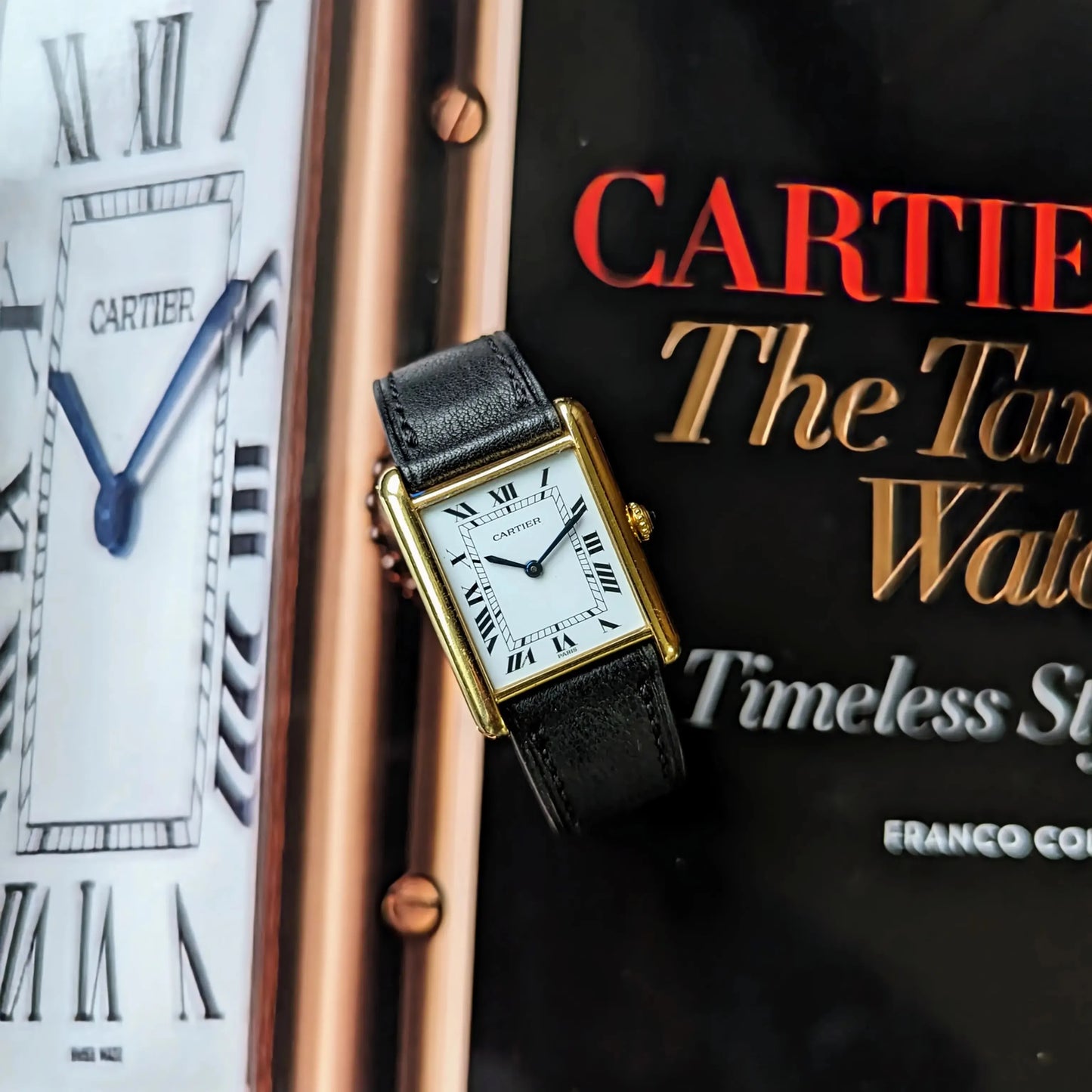 Vintage Cartier Tank Louis 78086 Front