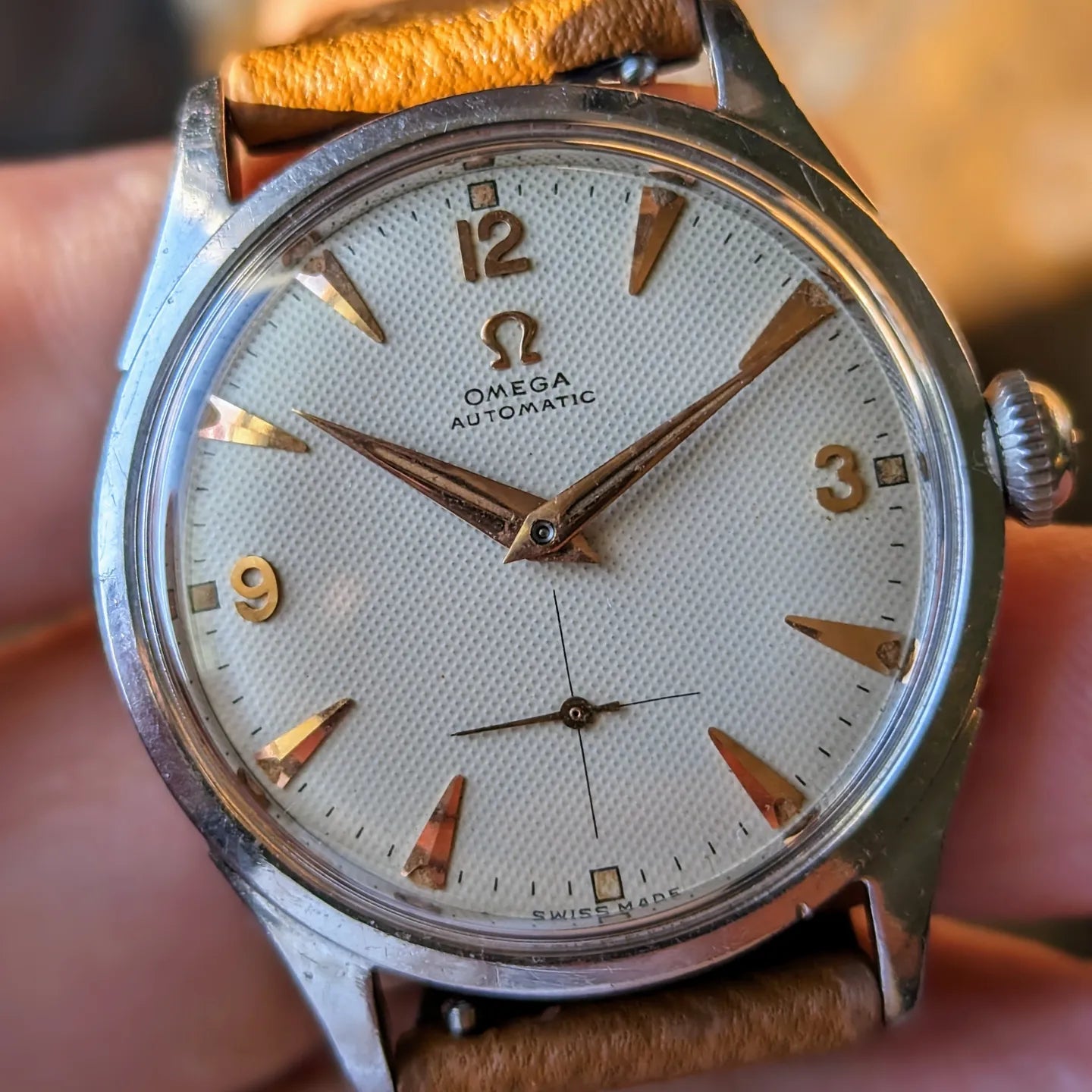 Vintage Omega Honeycomb Dial Vintage Omega Honeycomb Dial