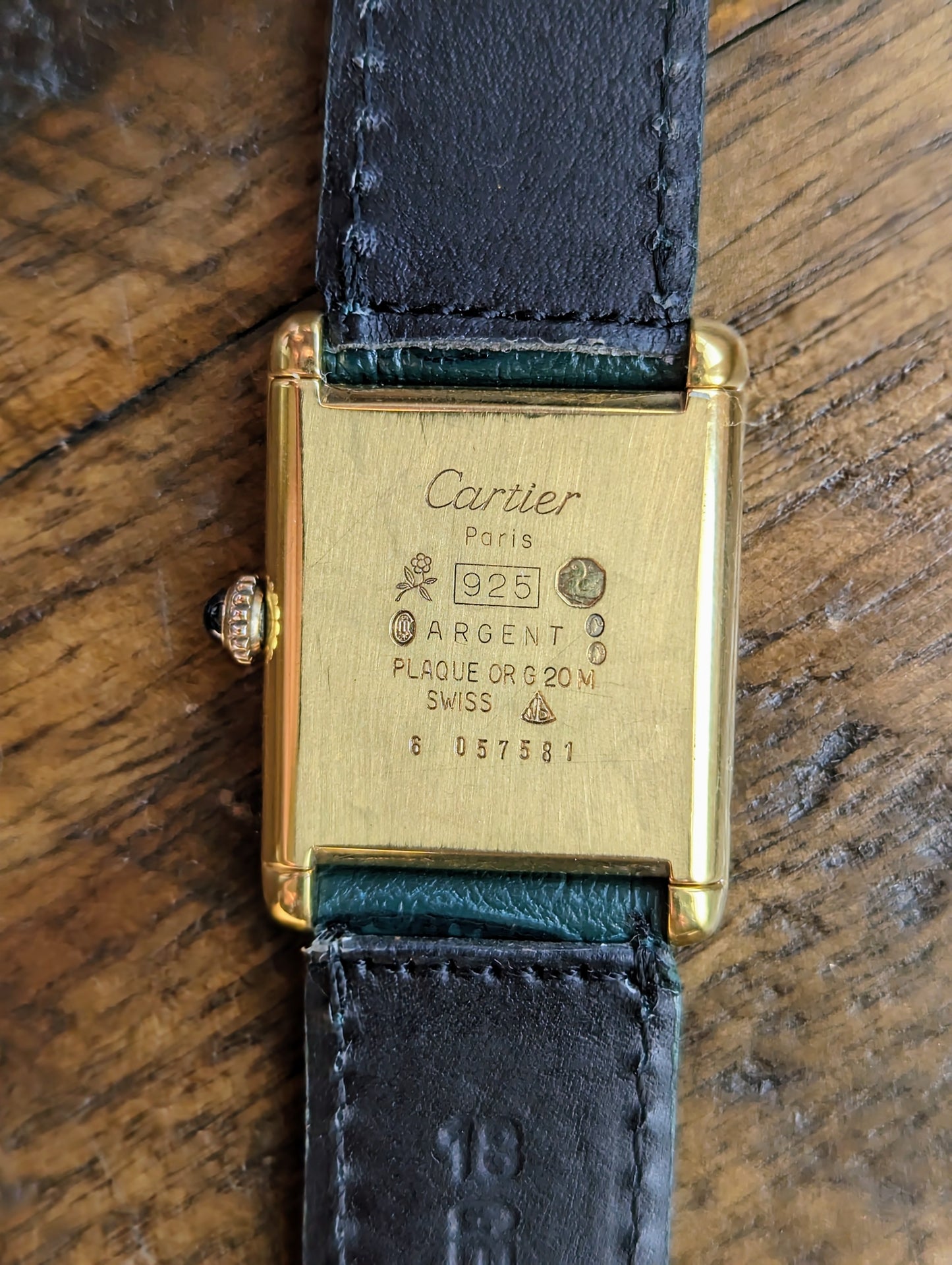 Vintage Cartier Must back