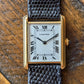 Vintage Cartier Tank Louis 78086 swiss dial  front