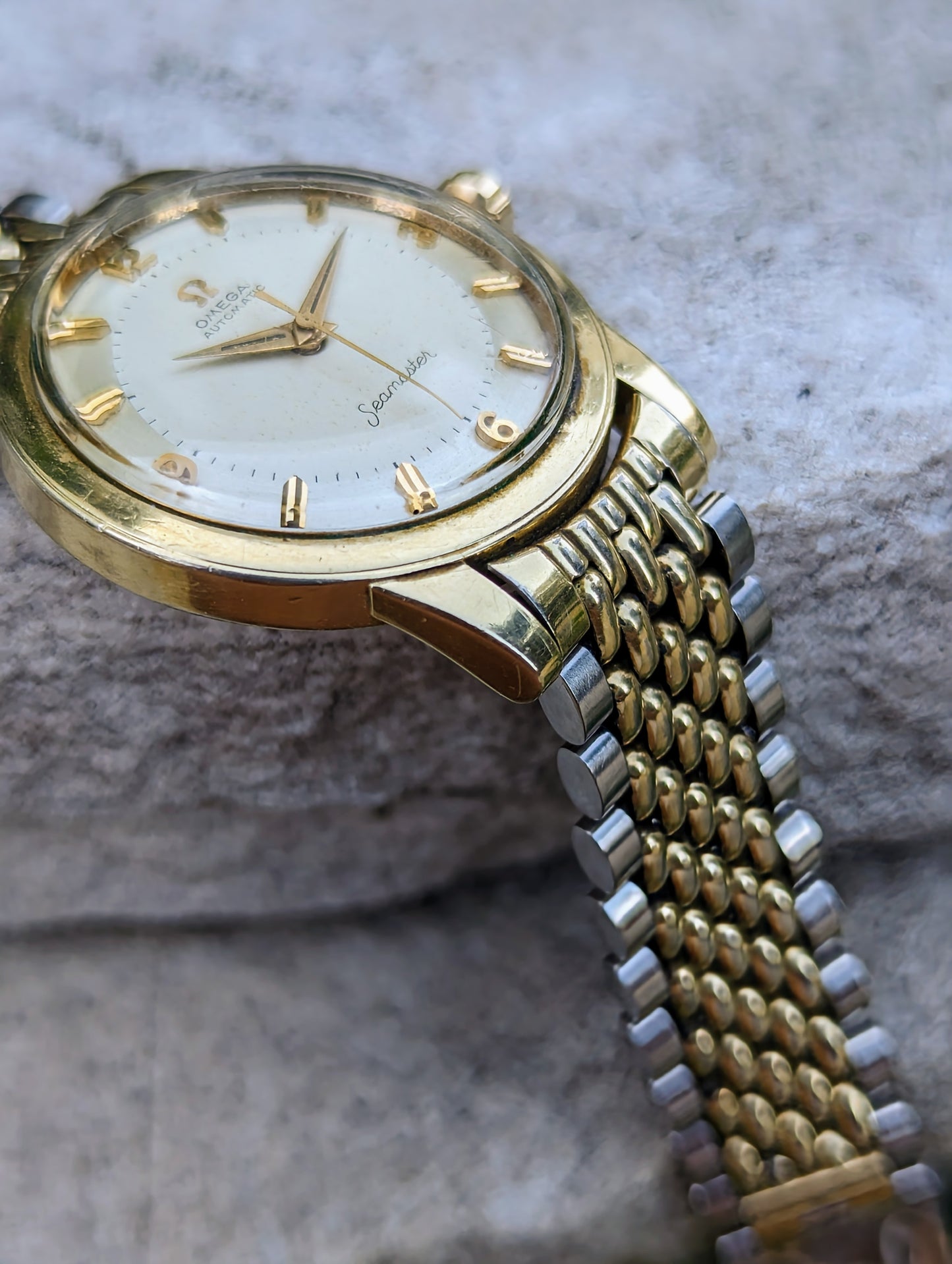 Omega Seamaster - 14kt Gold Filled w/ original BOR bracelet. UPDATED LISTING