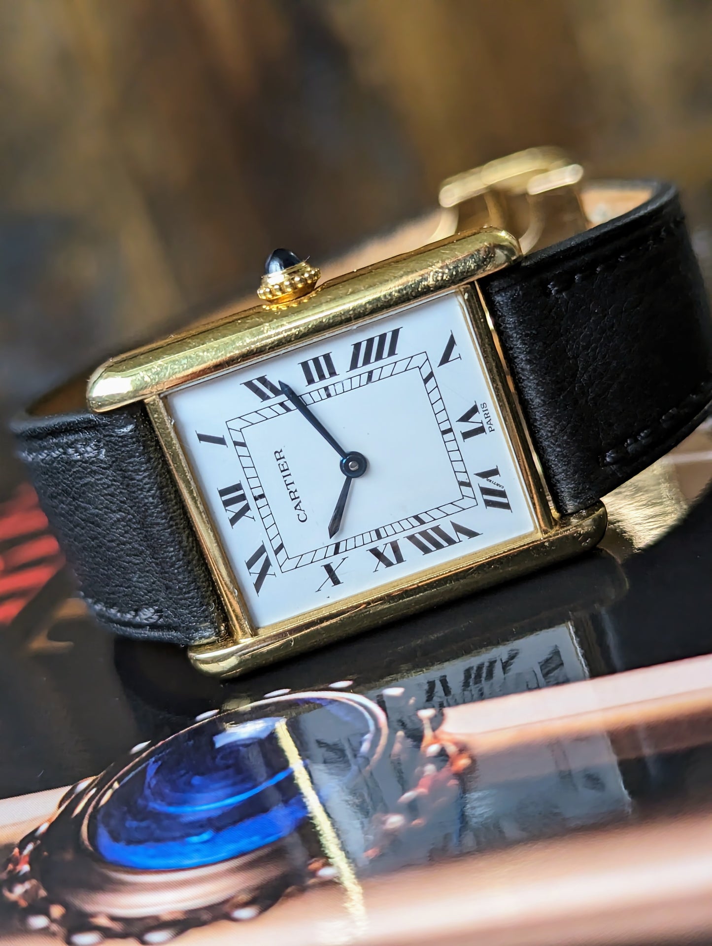 Vintage Cartier Tank Louis 78086 Sideways