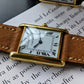 Vintage Cartier Tank Louis 78086 swiss dial  left side