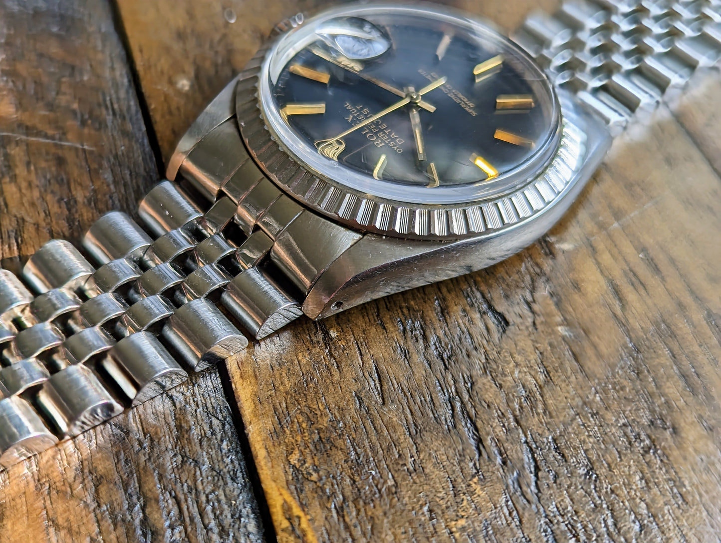 Rolex Datejust 16030 - Gilt & Matte Black