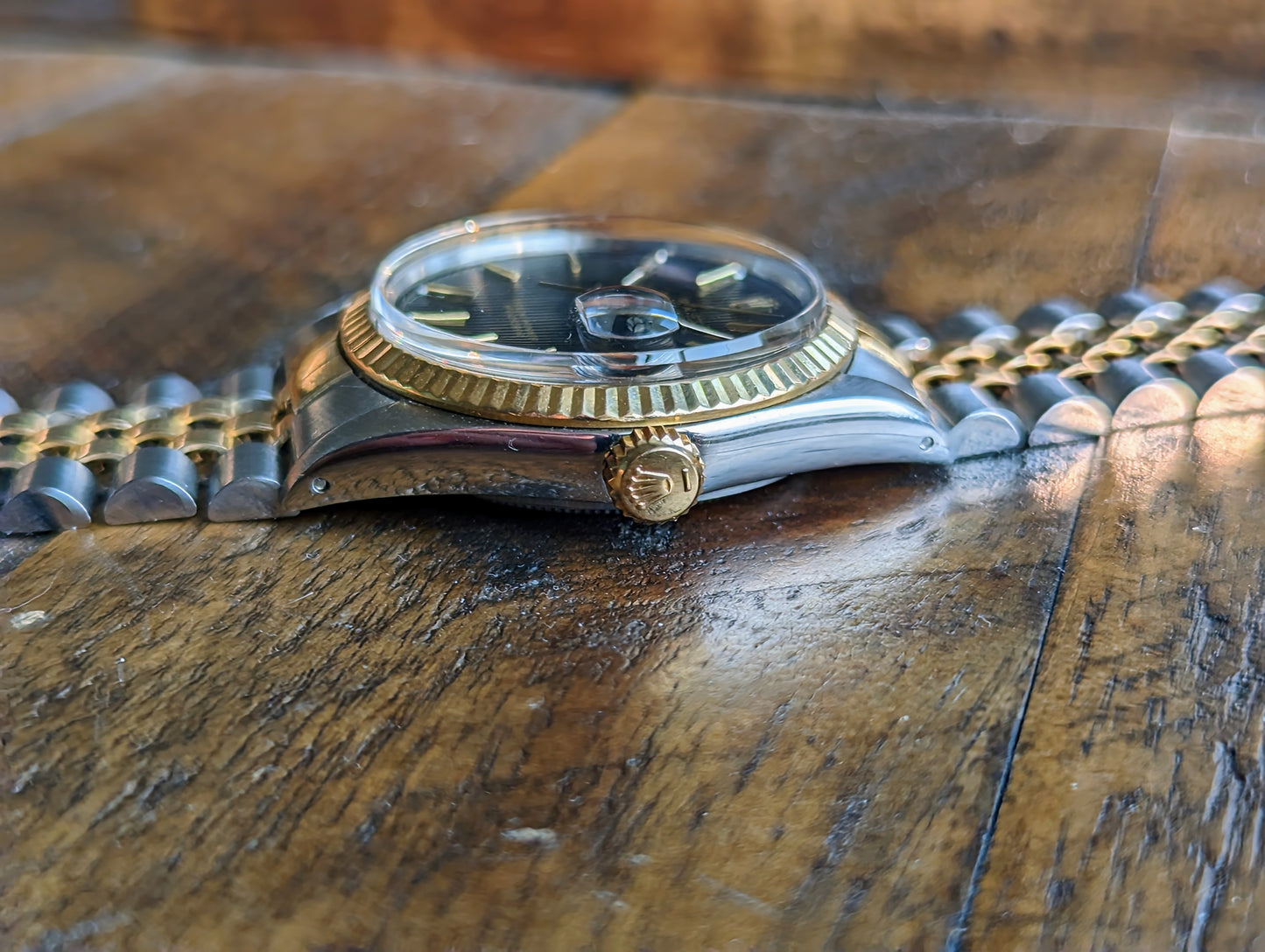 Rolex Datejust 16013 - Black Tapestry