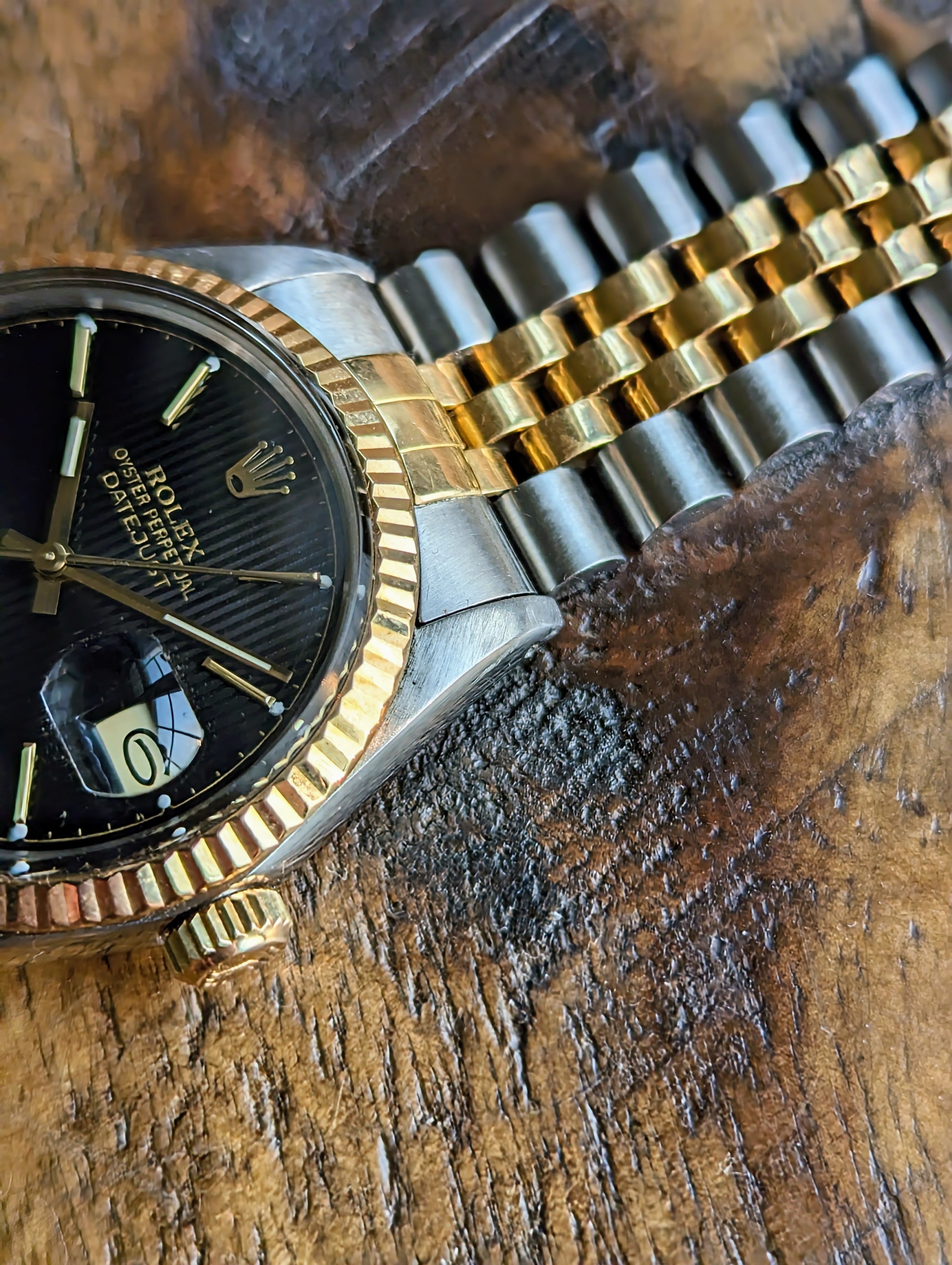 Rolex datejust 16013 deals black dial