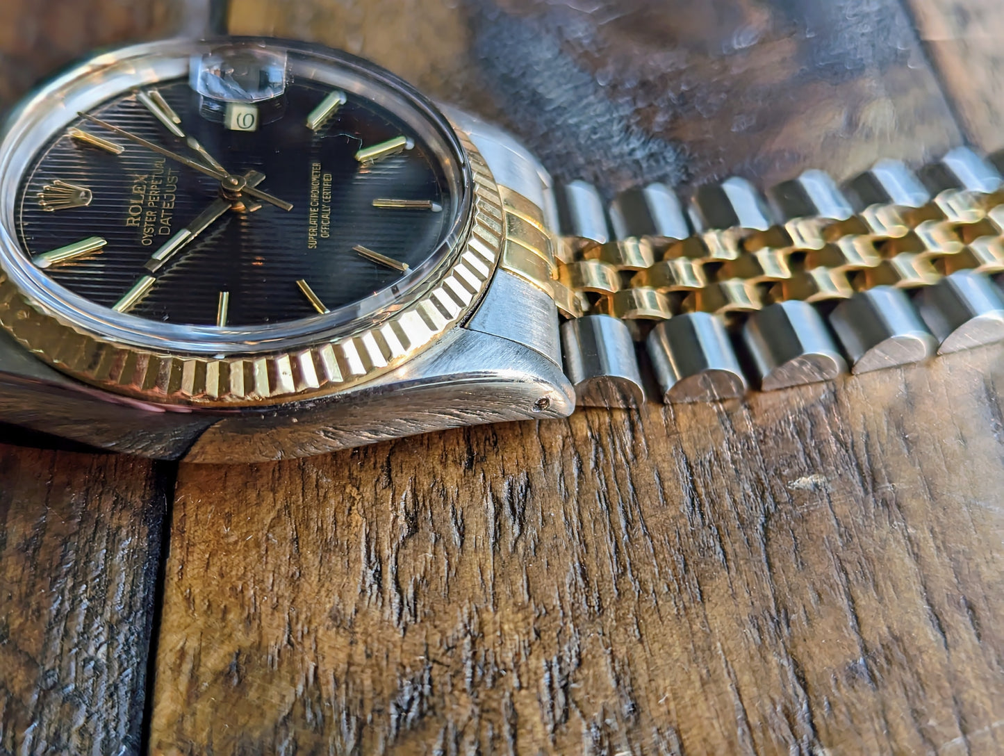 Rolex Datejust 16013 - Black Tapestry