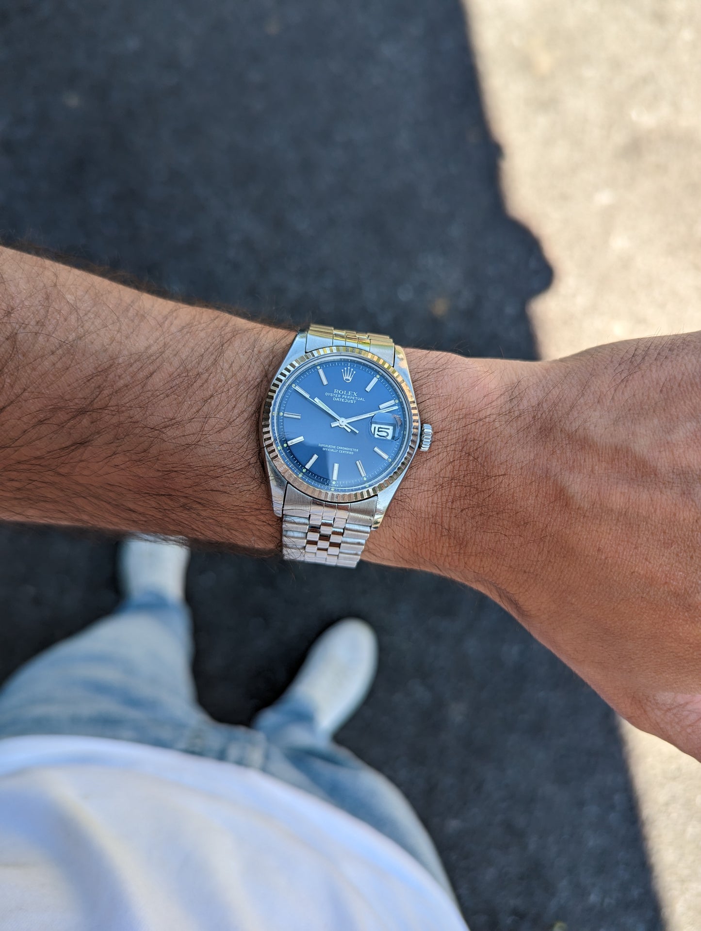 Rolex Datejust 1601 - Blue dial