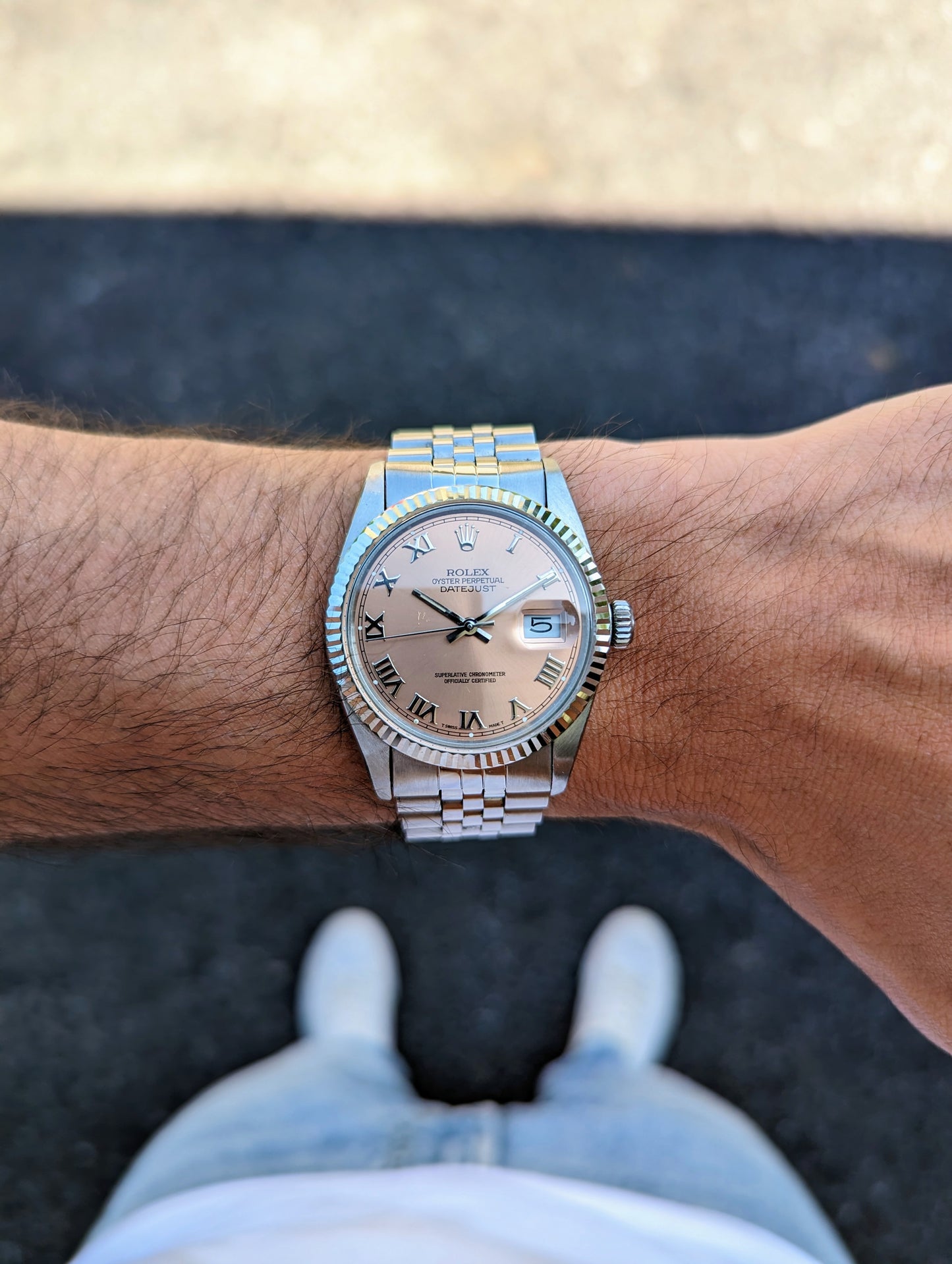 Rolex Datejust 16014 - Salmon - Box and Papers