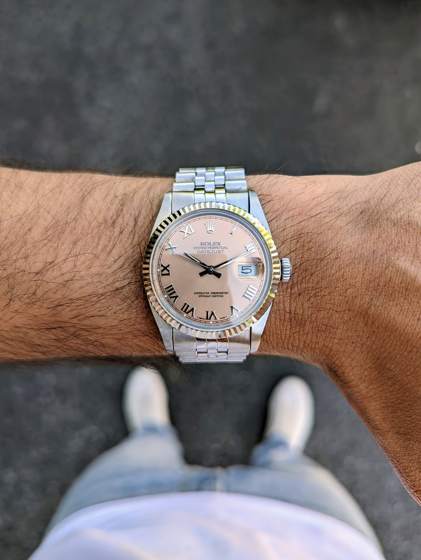 Rolex Datejust 16014 - Salmon - Box and Papers