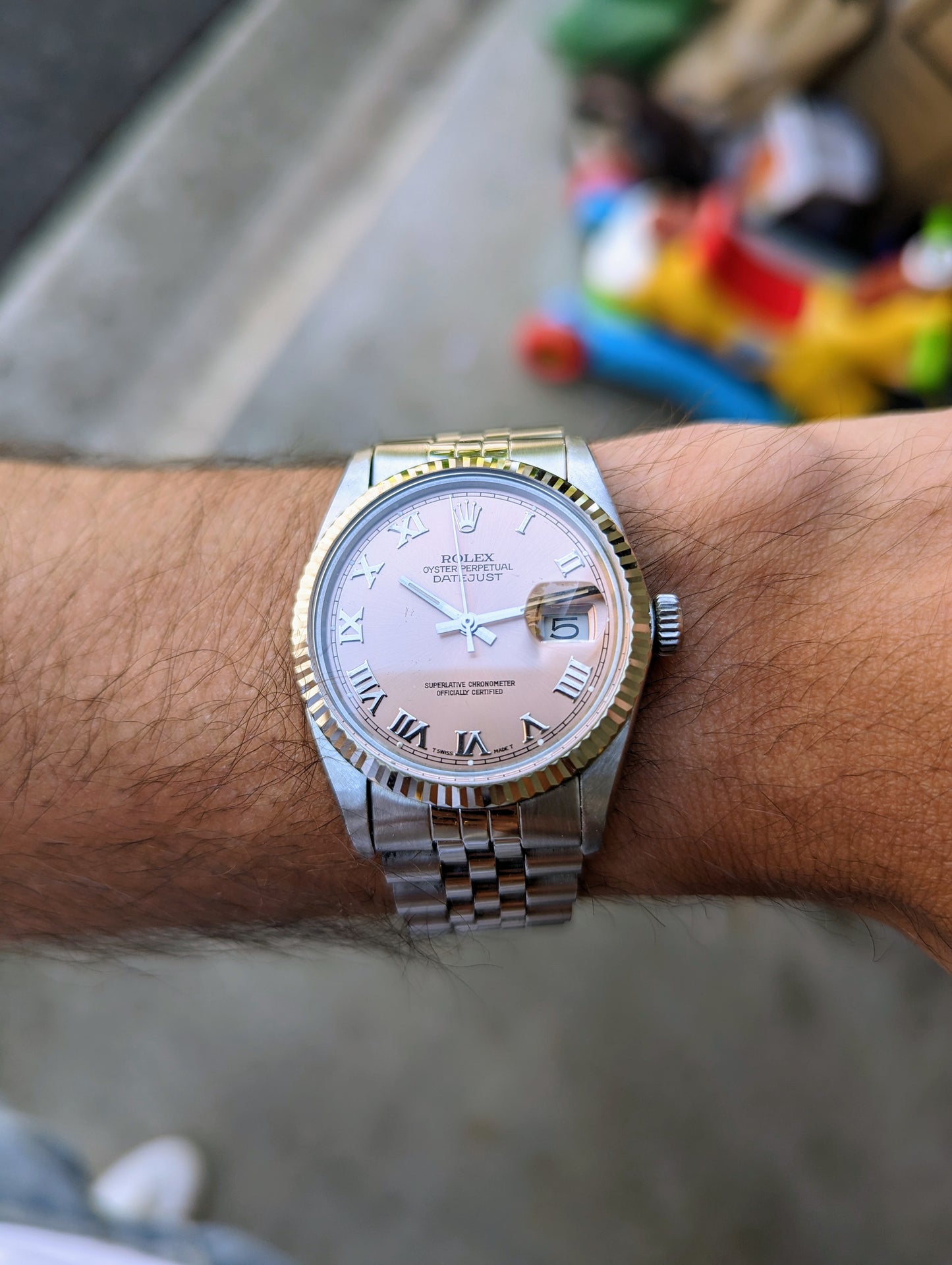 Rolex Datejust 16014 - Salmon - Box and Papers