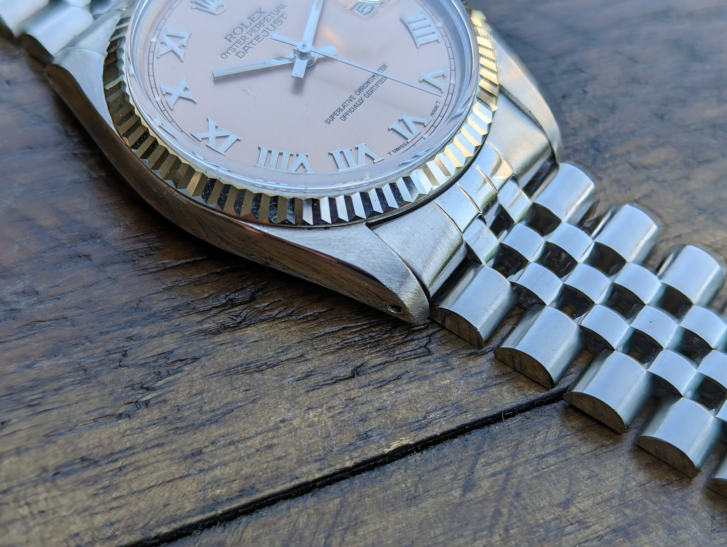 Rolex Datejust 16014 - Salmon - Box and Papers