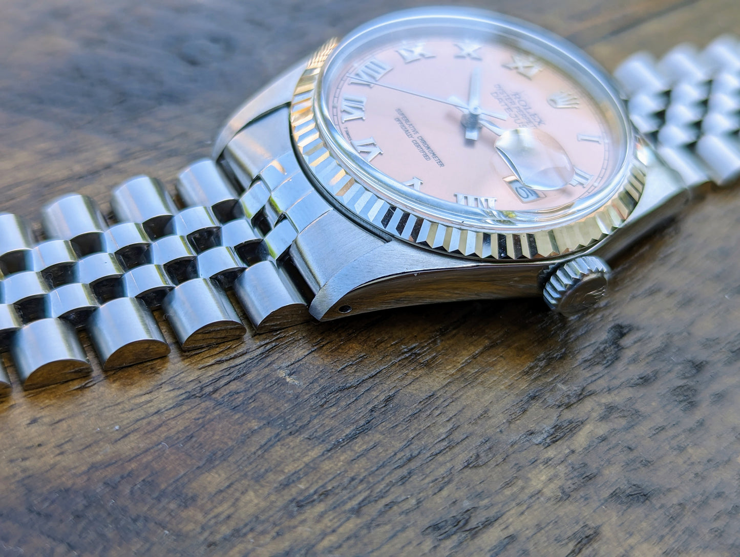 Rolex Datejust 16014 - Salmon - Box and Papers