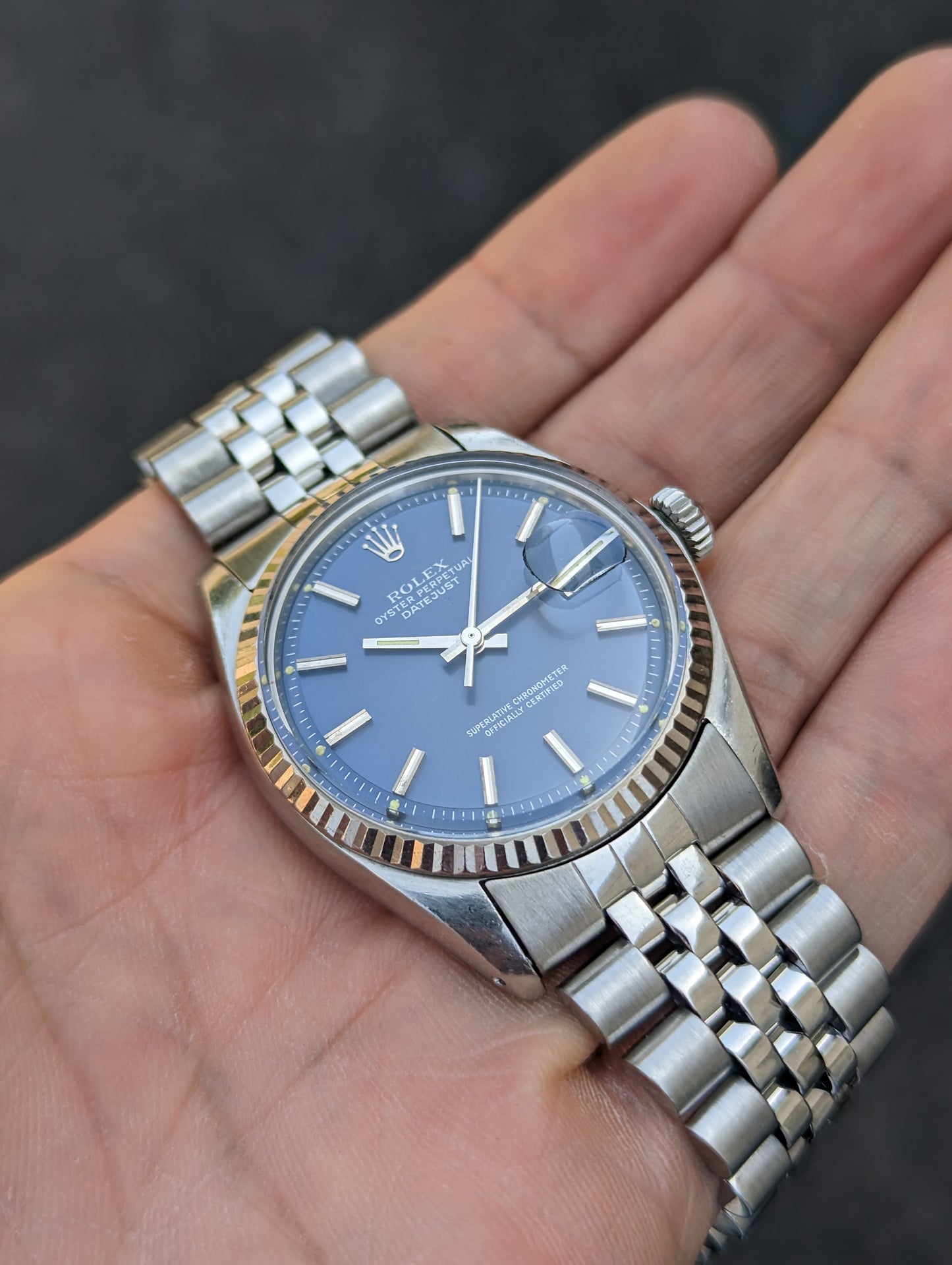 Rolex Datejust 1601 - Blue dial