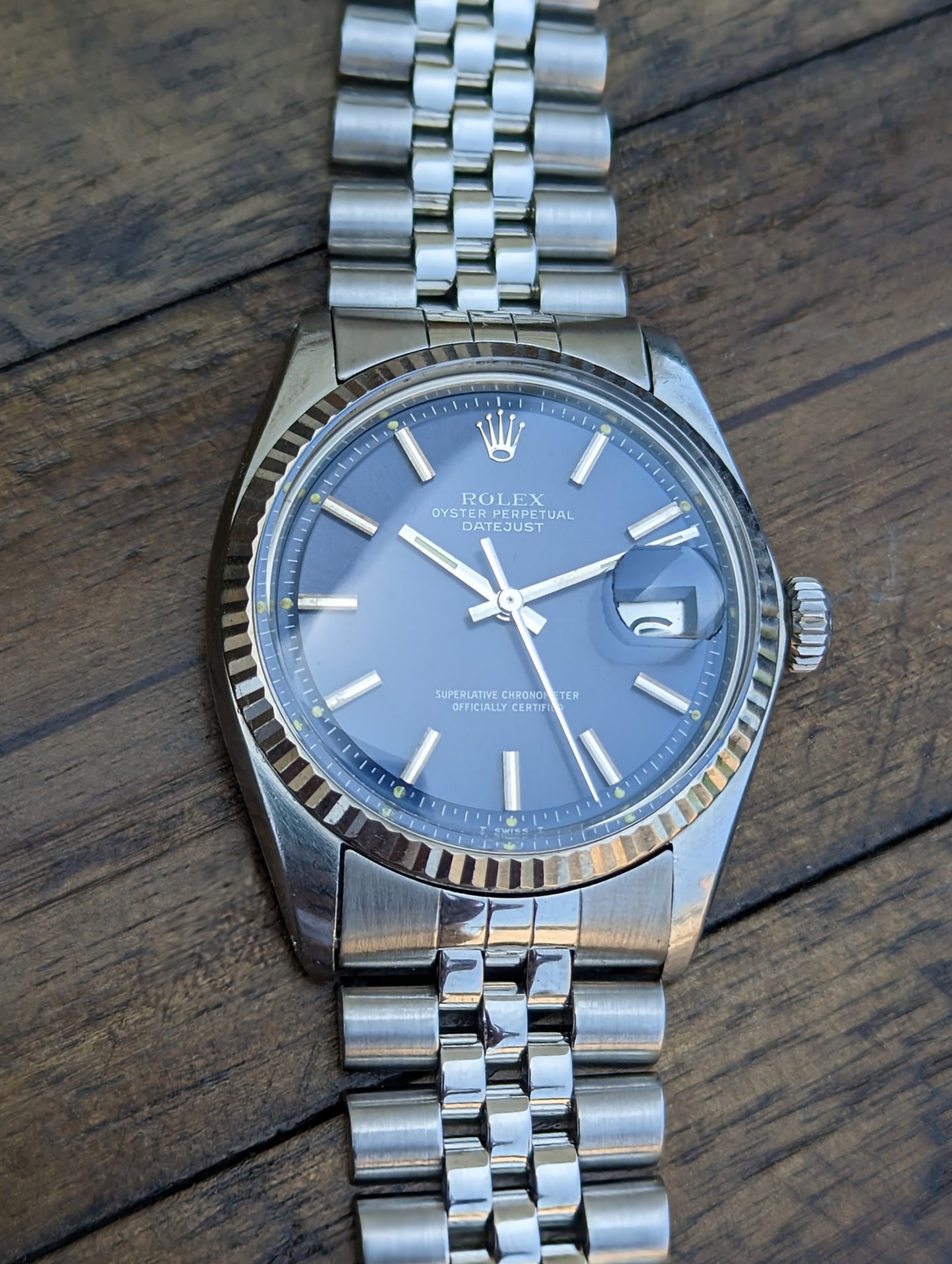 Rolex Datejust 1601 - Blue dial