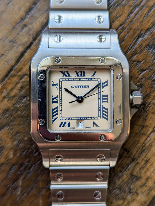 Cartier Santos Galbee - w/ certificate and pamphlets