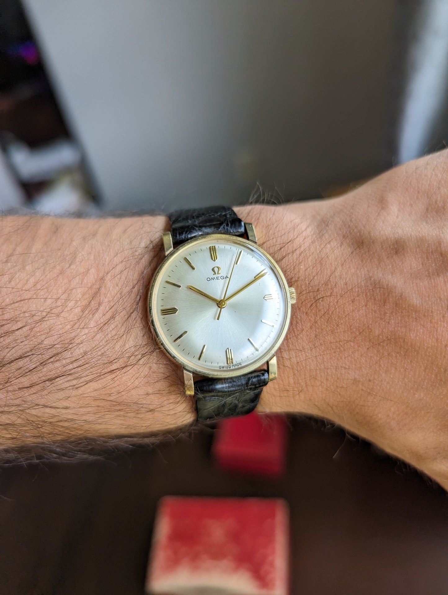 Omega Automatic - 14kt Yellow Gold w/ original strap and buckle