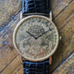 Corum 18kt yellow gold coin mechanical watch